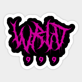 famous female rockstar wrld Sticker